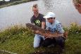 Jurian Brasjen met 105 cm snoek